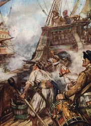 We Made the Upper Worke of Their Shippe Fly About Their Ears